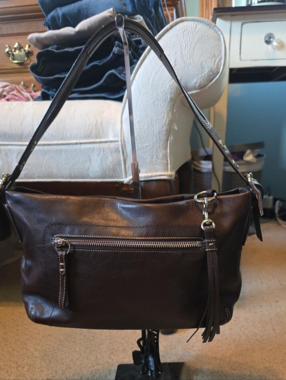 Y2k BROWN COACH SOHO LEGACY SLIM HOBO LIKE NEW